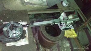 gate valve lapping machine 7